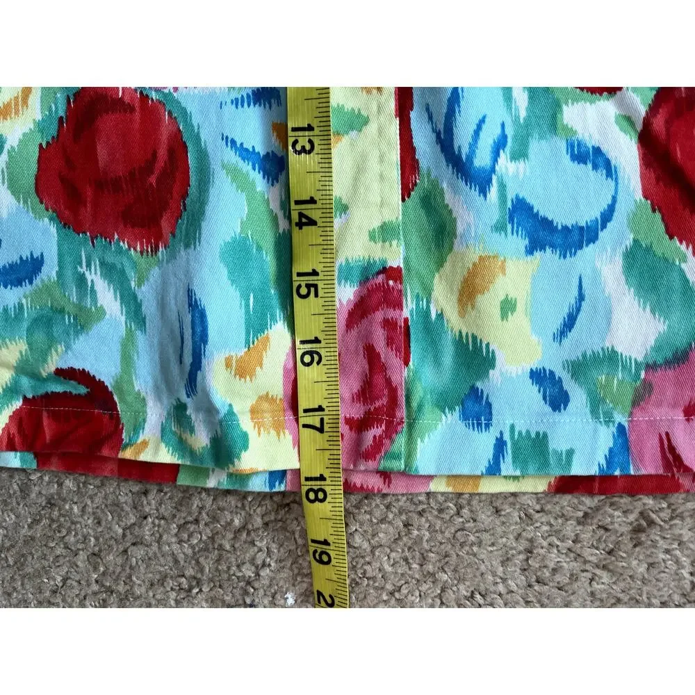 Women's Floral Talbots Summer Skirt 14